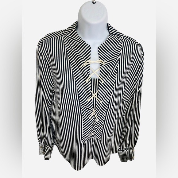 Vtg 50’s Mode O Day Surfer Beach Boho Hippy Long Sleeve Striped 1950s EUC - Picture 6 of 11